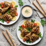 Greek yogurt marinated chicken 初五迎财神 showcasing juicy and flavorful grilled chicken.