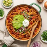 搜狗搜索 gluten-free one pot taco pasta in a skillet.